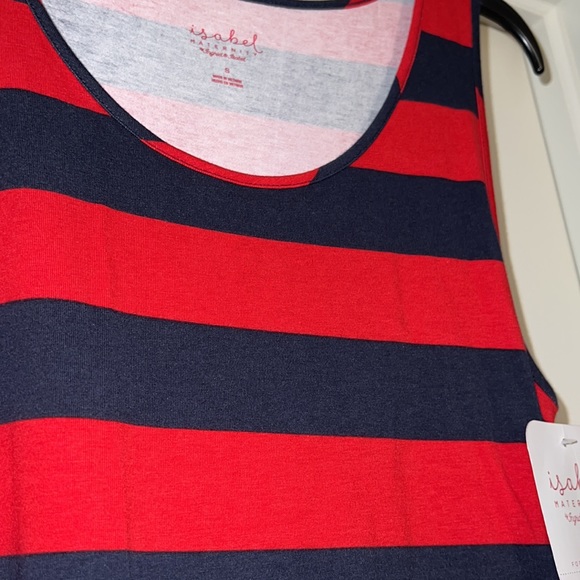 Isabel Maternity Sleeveless Dress - Picture 2 of 6